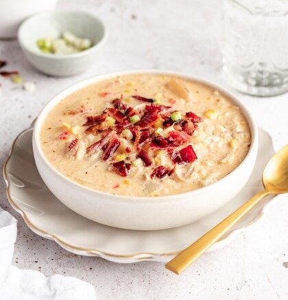 Сливочный куриный кукурузный суп